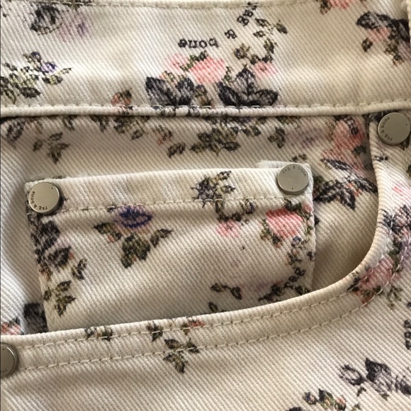 Rag & Bone micro-floral boy jean size 26 NWT USA - Picture 5 of 13